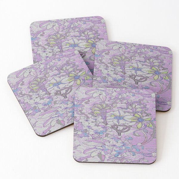 Item preview, Vintage Botanical Vaporwave Glitch Purple designed and sold by BioDigital-Jazz.