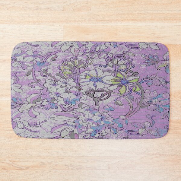 Item preview, Vintage Botanical Vaporwave Glitch Purple designed and sold by BioDigital-Jazz.