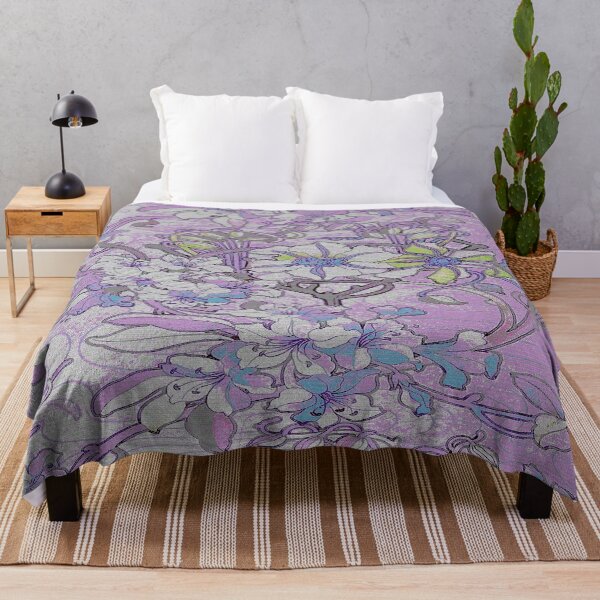 Item preview, Vintage Botanical Vaporwave Glitch Purple designed and sold by BioDigital-Jazz.
