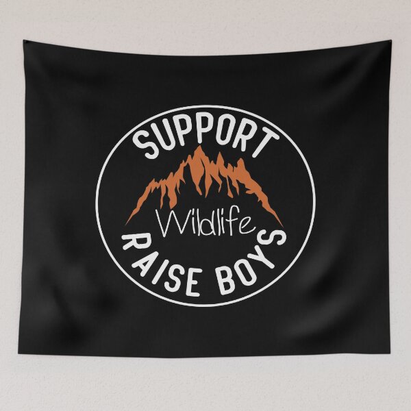 Item preview, Support Wildlife Raise Boys designed and sold by ZOUBAH.