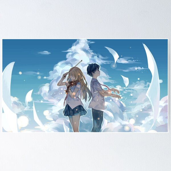  Your Lie April Poster Home Decor Shigatsu Wa Kimi No USO Kaori  16x20 Inches: Posters & Prints