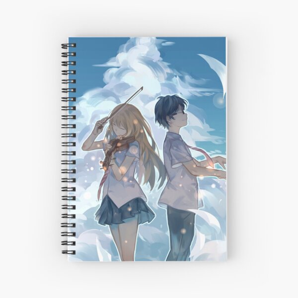 Your lie in april Spiral Notebook