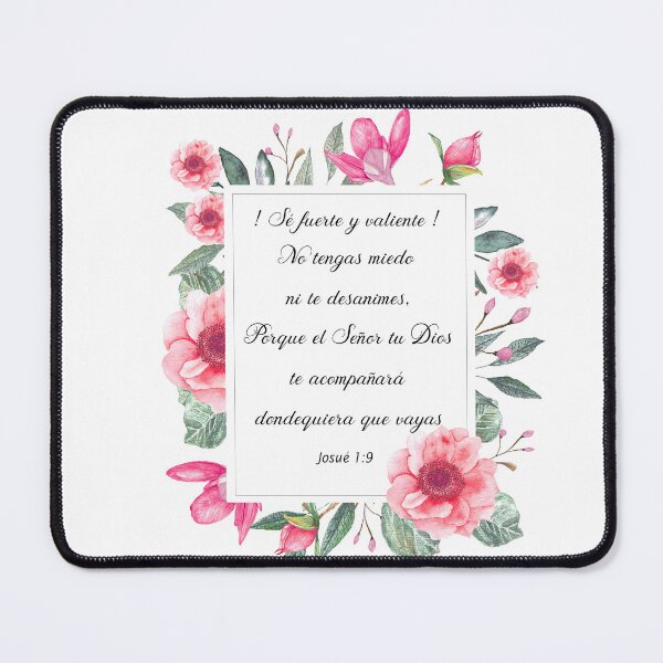 Item preview, Josue 1 9 spanish bible verse designed and sold by latiendadearyam.