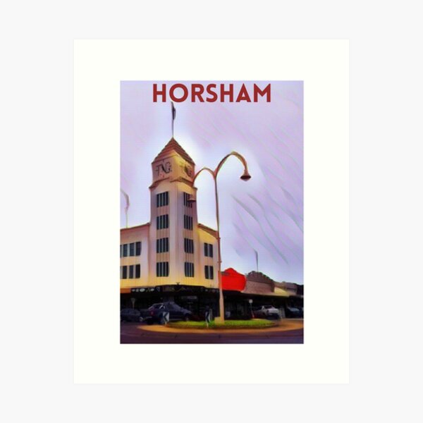 Item preview, Horsham Vintage Travel  designed and sold by Quoteeble.