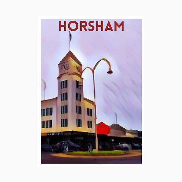 Item preview, Horsham Vintage Travel  designed and sold by Quoteeble.