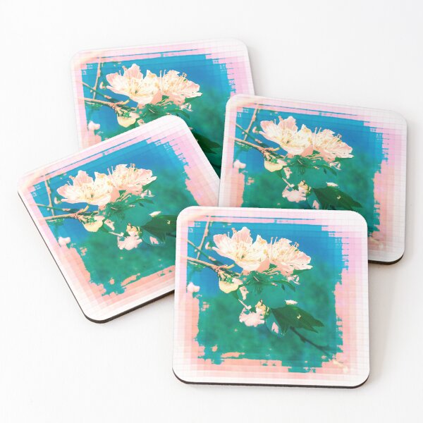 Item preview, Abstract Plum Blossoms slmon-Blue-Teal  by Iritof designed and sold by iritof.