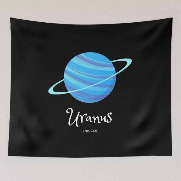 Item preview, Uranus Snigger - Astronomy designed and sold by BearLoveDesign.