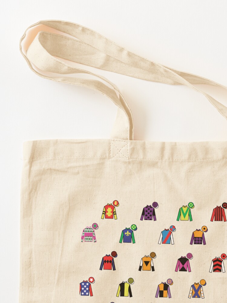 Cotton hotsell tote bag, watercolor, horses, derby, Kentucky, horse race, southern, belmont, jockey