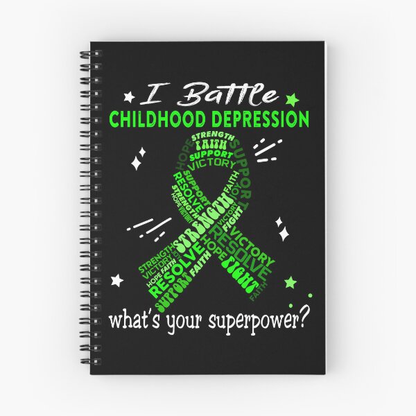 Item preview, Childhood Depression Warrior - I Battle Childhood Depression What's Your Superpower? designed and sold by ArangoaStore.