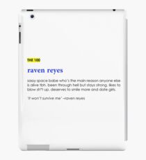 Raven Reyes Definition iPad-Hülle & Klebefolie