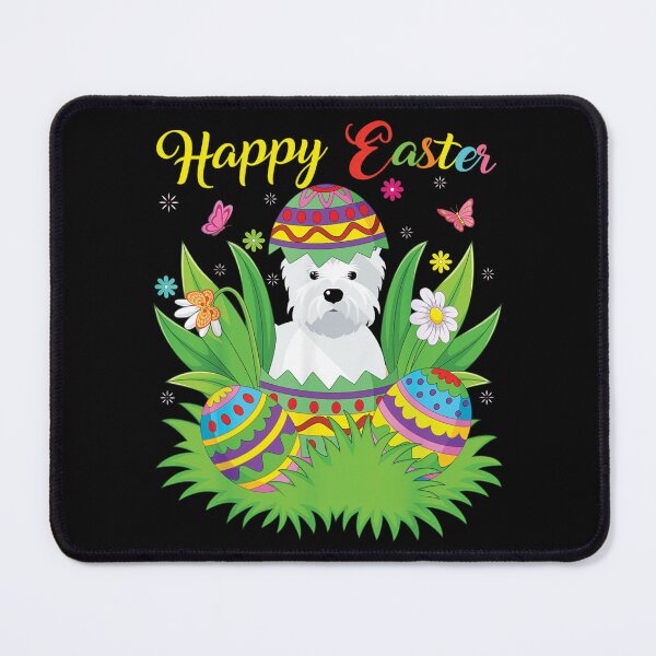 Item preview, Westie Dog Lover Floral Easter Egg Funny Westie Easter designed and sold by zacben.