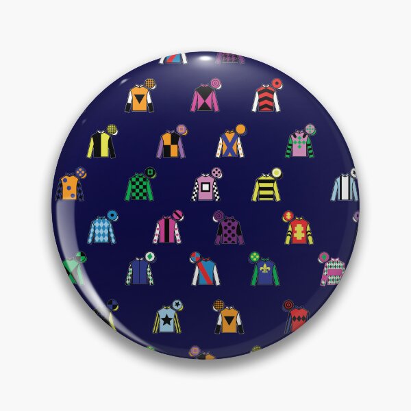 Item preview, Horse Racing Colorful Jockey Silk Print designed and sold by sheridanqt.