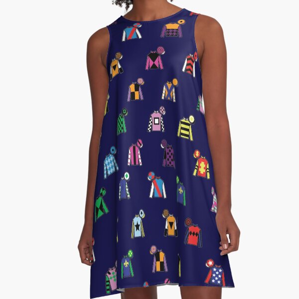 Item preview, Horse Racing Colorful Jockey Silk Print designed and sold by sheridanqt.