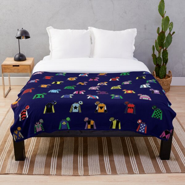 Item preview, Horse Racing Colorful Jockey Silk Print designed and sold by sheridanqt.
