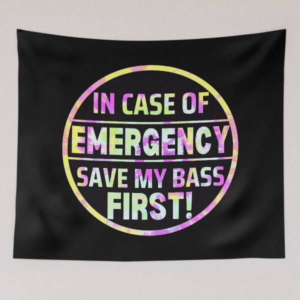Item preview, Save My Bass First - Iridescent designed and sold by bloody-L.