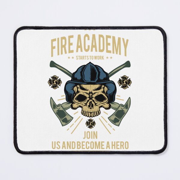 Item preview, fire academy designed and sold by wineDsign.