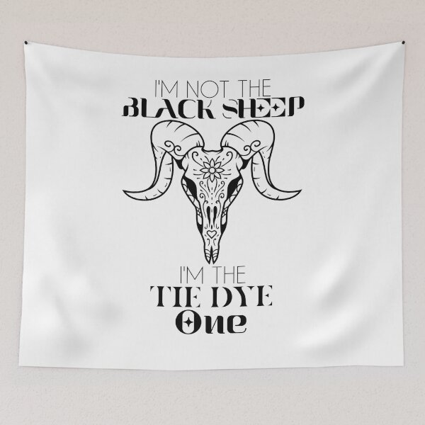 Item preview, i'm not the black sheep i'm the tie dye one designed and sold by harounshirt.