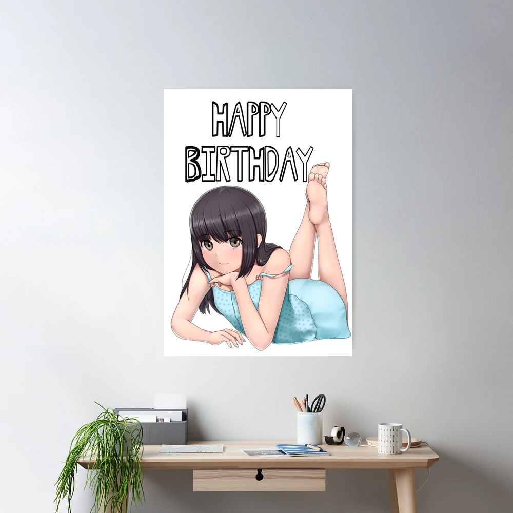 ANIME GIRL HAPPY BIRTHDAY 