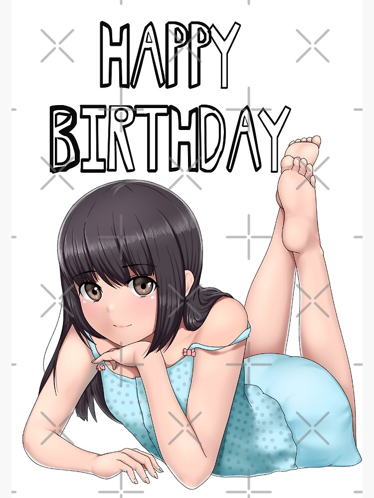 Anime Sweet Girl Wish Happy Birthday Erta Animated Pictures for Sharing  #128253736 | Blingee.com
