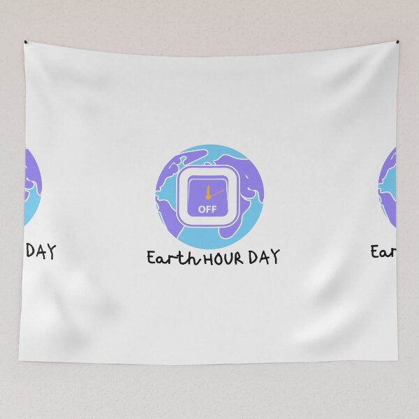 Item preview,    Earth Hour Day Planet designed and sold by EsraaBaniOdeh.
