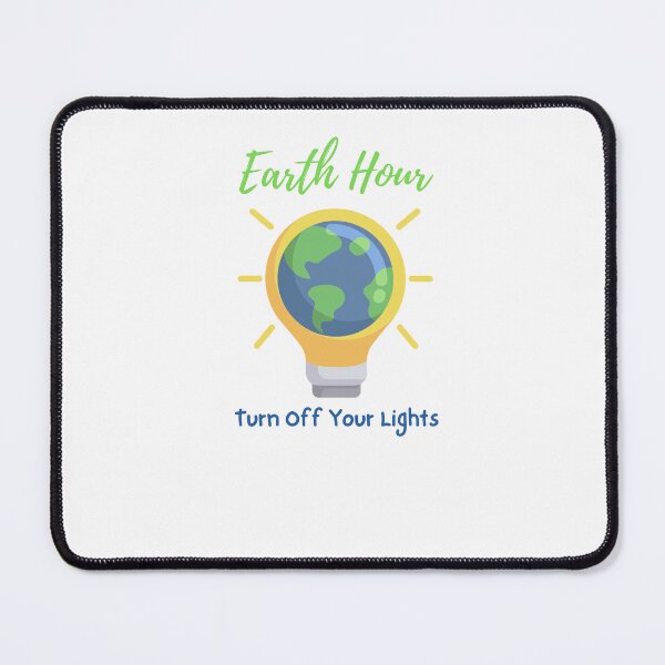 Item preview,   Earth Hour turn off the lights blue designed and sold by EsraaBaniOdeh.