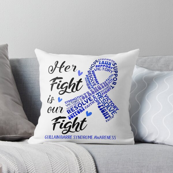 Item preview, Guillain Barre Syndrome Warrior, Her Fight is our Fight Guillain Barre Syndrome Awareness designed and sold by Greggwillard.