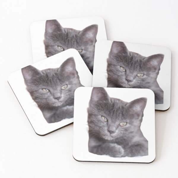 Item preview, ADORABLE CUTE GRAY KITTEN designed and sold by giantstep.