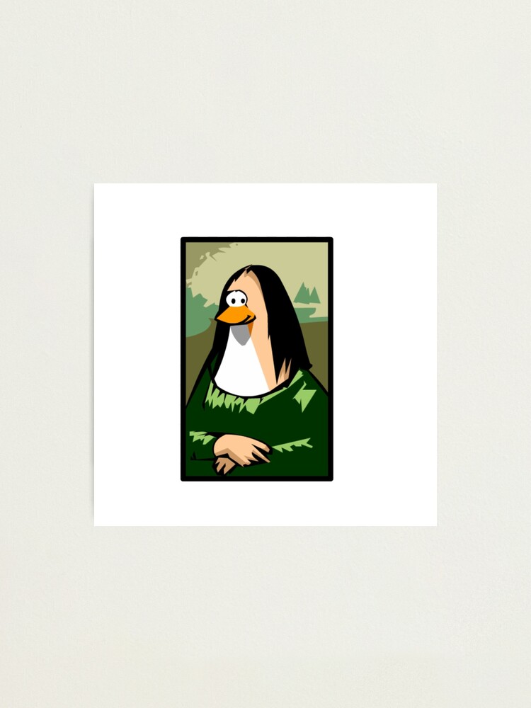 Penguin Mona Lisa - Club Penguin