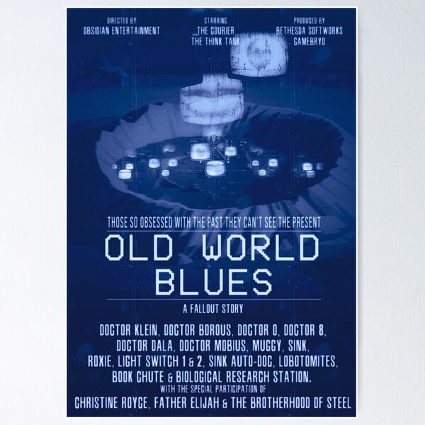 Item preview, Old World Blues Movie designed and sold by Aiden's Wares.