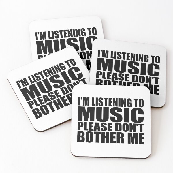 Item preview, I'm listening to music don't bother me designed and sold by MarcosSolisC.