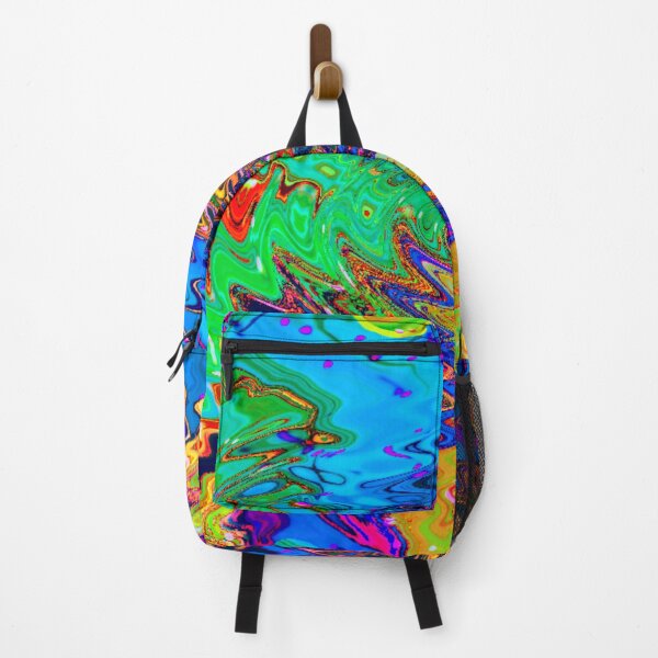 Item preview, Blue & Green Volcano Abstract Artwork designed and sold by vikghosh.