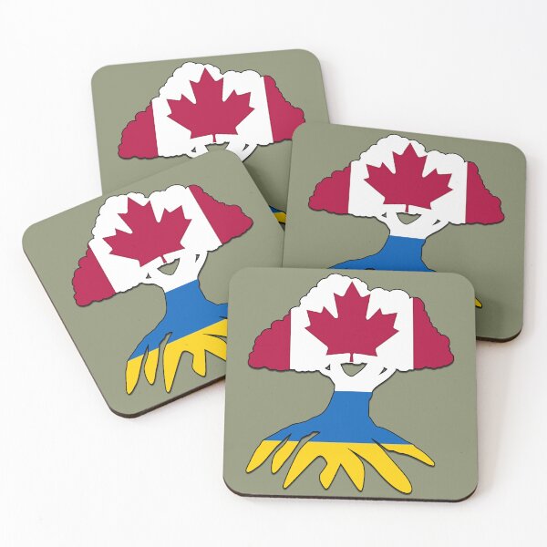 Item preview, Canadian Grown With Ukrainian Roots designed and sold by ViewerEqualsPhoton.