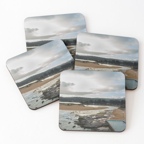 Item preview, Narrabeen pool and lake at sunset  designed and sold by jemmurphy23.
