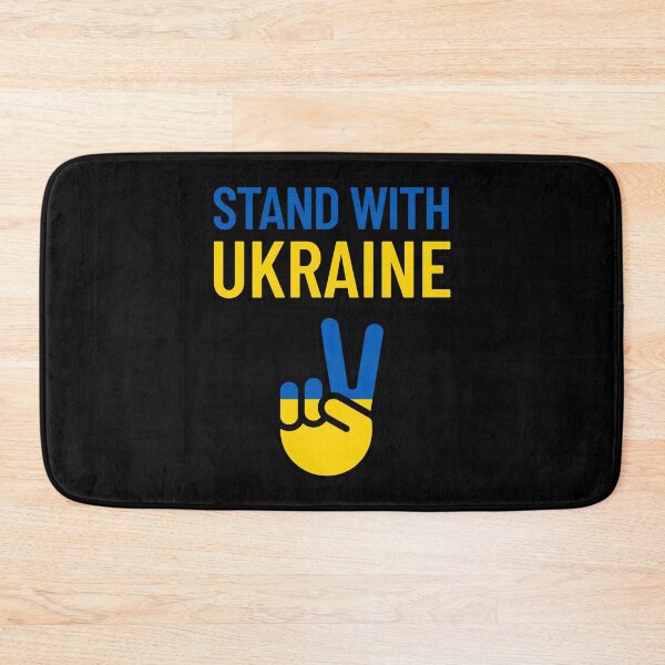Item preview, Support for Ukraine Stand With Ukraine Peace Sign designed and sold by KeepItSimple089.