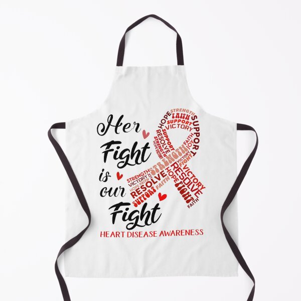 Item preview, Heart Disease Warrior, Her Fight is our Fight Heart Disease Awareness designed and sold by Greggwillard.
