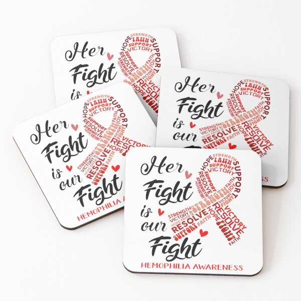 Item preview, Hemophilia Warrior, Her Fight is our Fight Hemophilia Awareness designed and sold by Greggwillard.