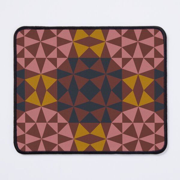 Item preview, Maroon Kaleidoscope Flower Quilt Pattern designed and sold by Allison Stockslager.
