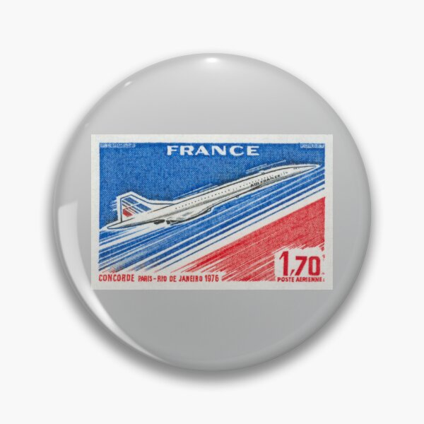 Item preview, Vintage 1976 France Airplane Paris Rio De Janeiro Postage Stamp designed and sold by cutestamps.