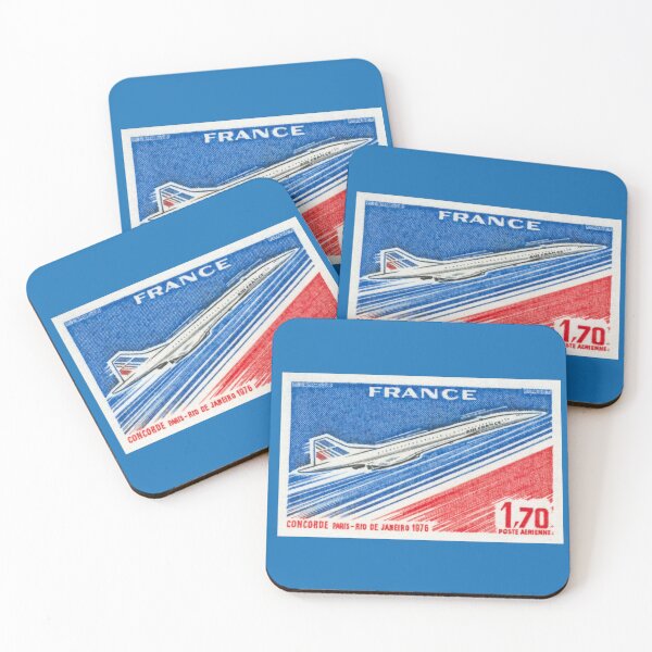 Item preview, Vintage 1976 France Airplane Paris Rio De Janeiro Postage Stamp designed and sold by cutestamps.
