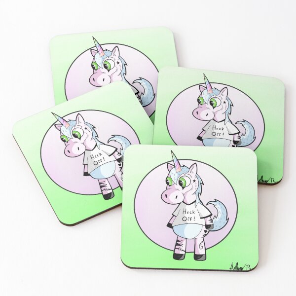 Item preview, Heck off unicorn  designed and sold by NFT-Murders.