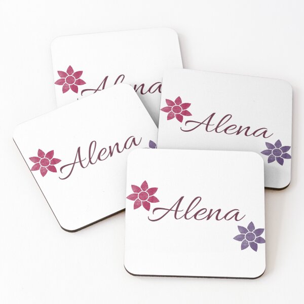 Item preview, Alena Floral Name Calligraphy Design designed and sold by Cora Gregory.
