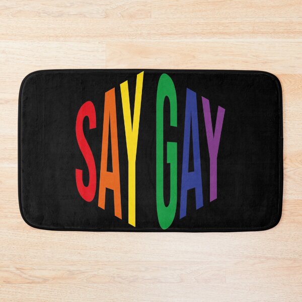 Item preview, Say Gay (Rainbow Hexagon) designed and sold by Texterns.