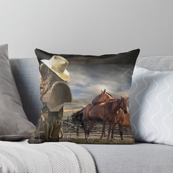 Item preview, Western Horse Saddle and Cowboy Hat  designed and sold by Randall Nyhof.