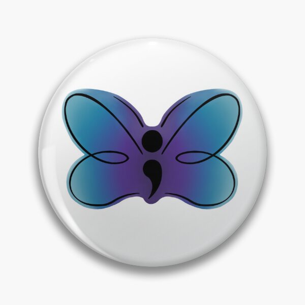 Item preview, Semicolon Butterfly designed and sold by Cassandra-Jae.