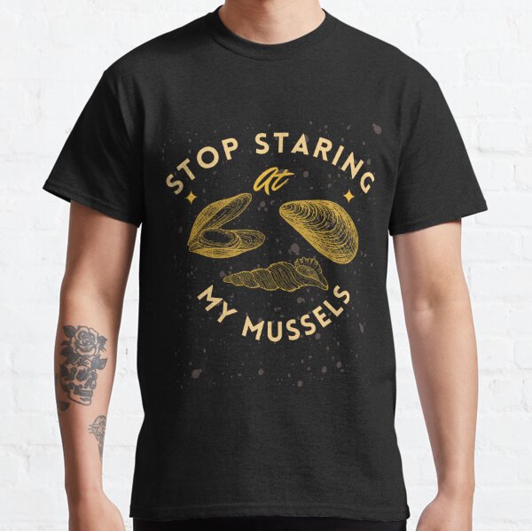 Stop Staring At My Breasts Funny Thanksgiving Men/Unisex T-Shirt - Famous  IRL