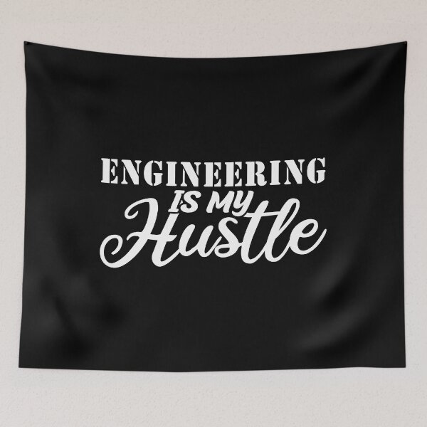 Item preview, engineering Is My Hustle - Funny engineering Quote Gift Idea For Men and Womens designed and sold by Mmmm3344.