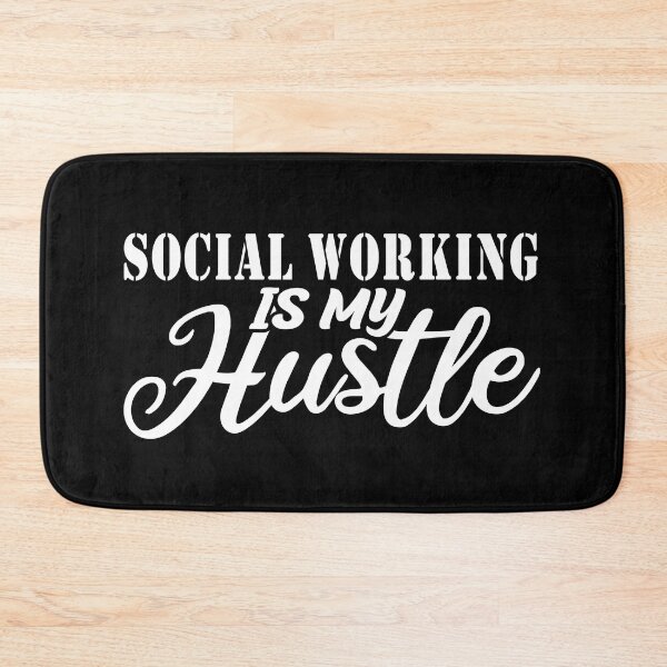 Item preview, Social Working Is My Hustle - Funny Social Working Quote Gift Idea For Men and Womens designed and sold by Mmmm3344.