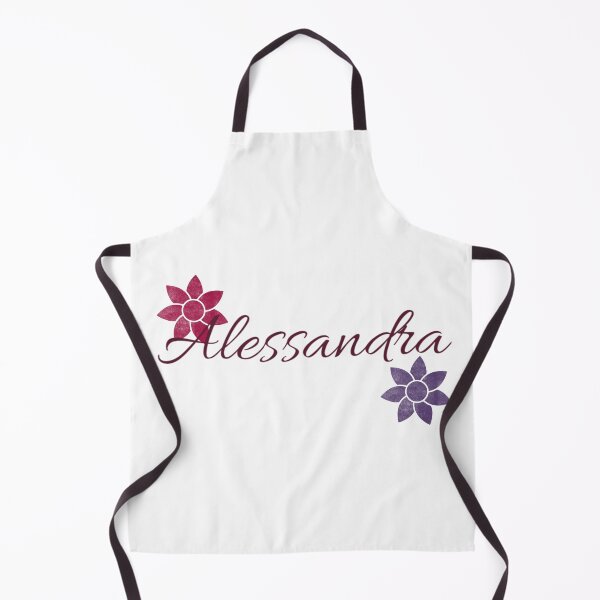 Item preview, Alessandra Floral Name Calligraphy Design designed and sold by Cora Gregory.