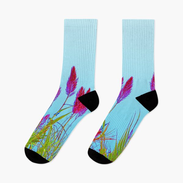 Item preview, Flowering Pampas Grass Colorful Plumes designed and sold by Anna Lemos.
