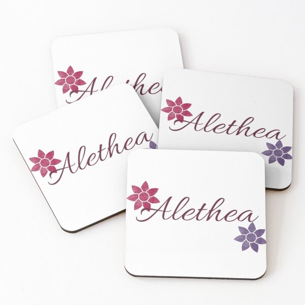 Item preview, Alethea Floral Name Calligraphy Design designed and sold by Cora Gregory.